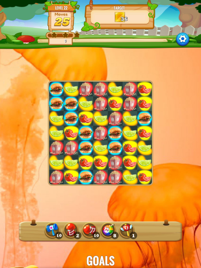 Food Blast Match 3 Puzzle