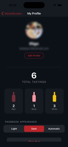 WTN - Wine Tasting Notes screenshot