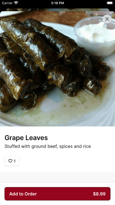 Elham Restaurant iPhone screenshot 3 - Food & Drink app