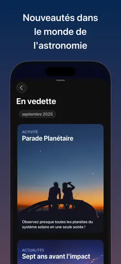 Capture d'écran de Sky Guide - RA Astronomie sur iPhone 6