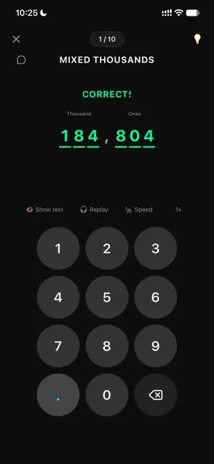 English Numbers: Hear & Type screenshot 4