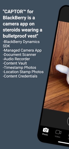 CAPTOR for BlackBerry screenshot