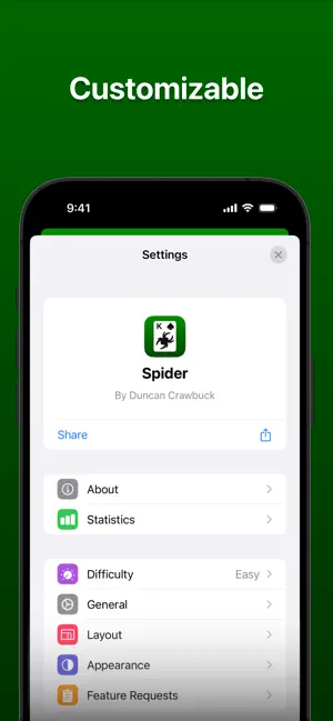 Spiderﾠ Solitaire screenshot 4
