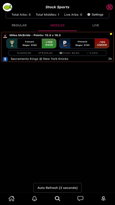Stock Sports Screenshot