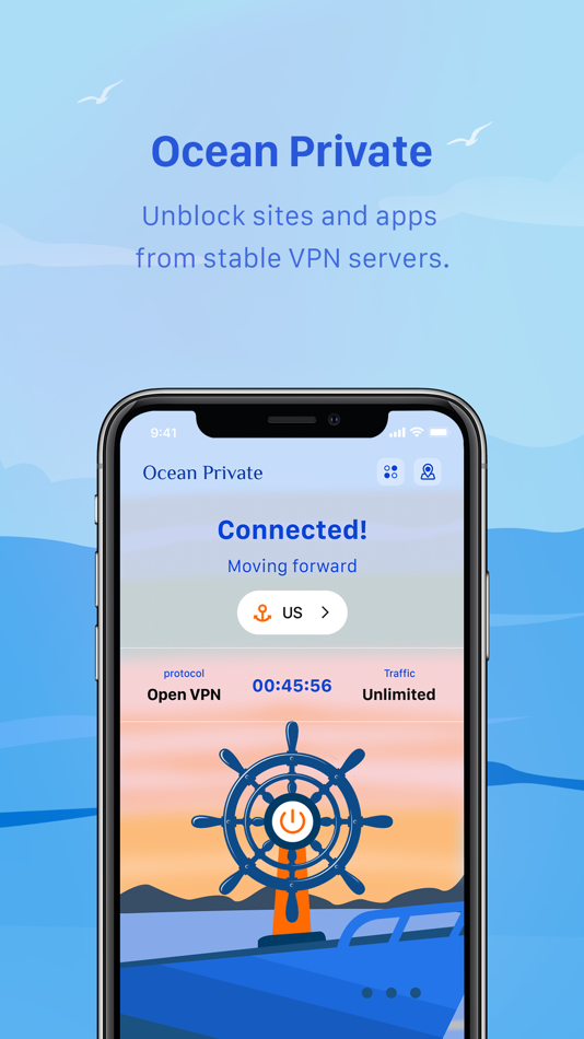 #2. Ocean Private: Fast Secure VPN (iOS) 由: Marvels Network Technology Limited