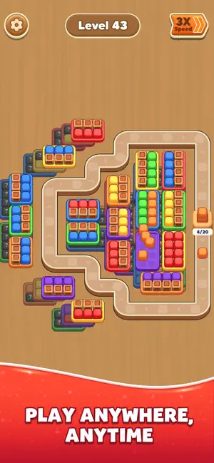 Color Cube: Rail Sort Puzzle screenshot 4