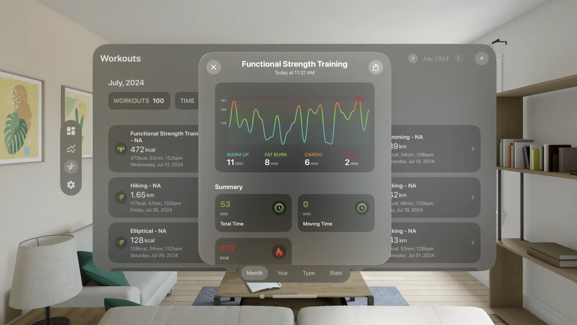 Activity Tracker・FitnessView screenshot 6