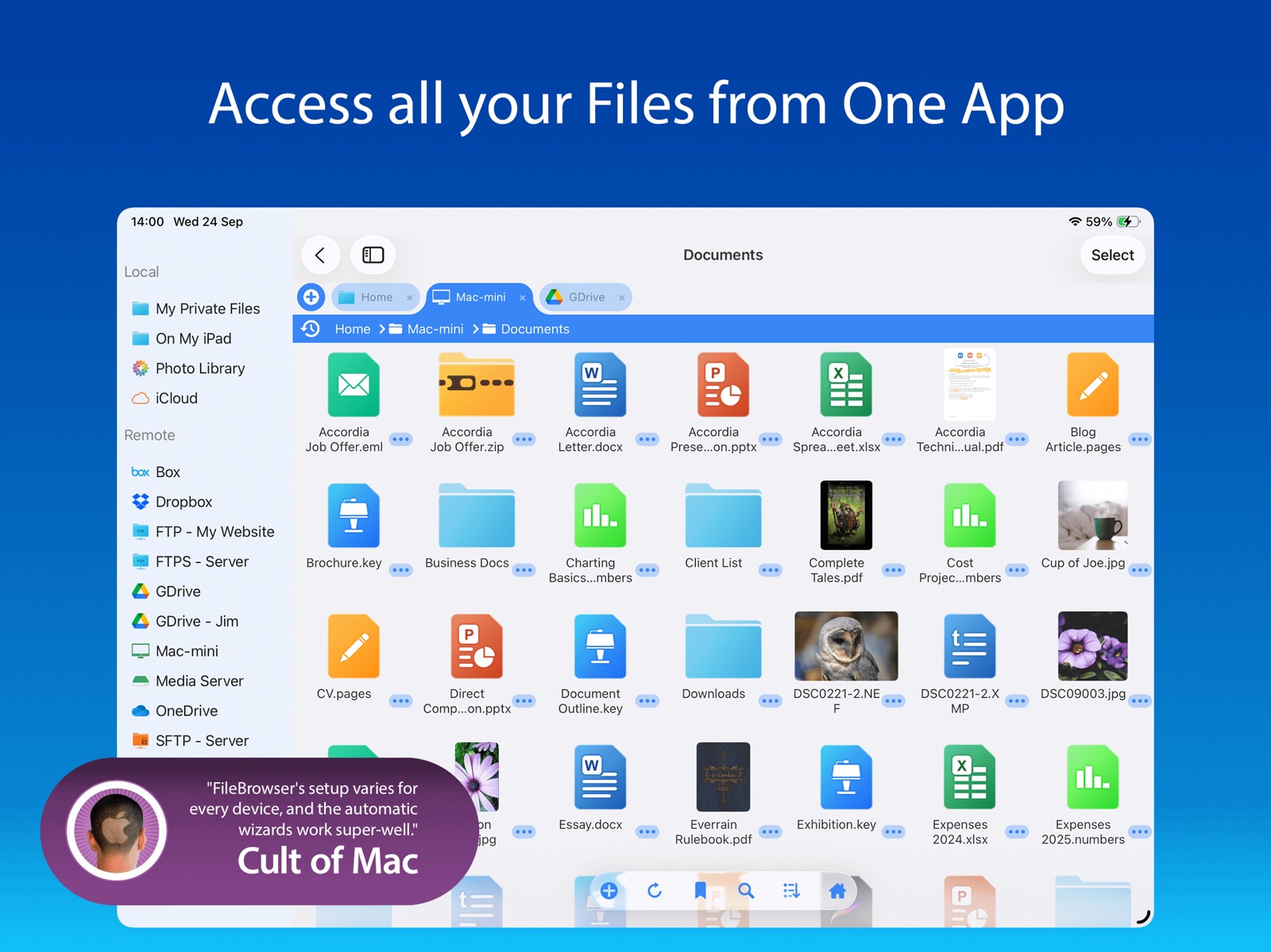 FileBrowser: Documents Manager ipad screenshot 1