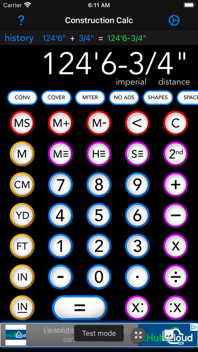 Construction Calc Lite Screenshot