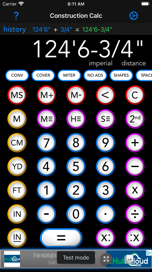 #2. Construction Calc Lite (iOS) Podle: Snappy Appz Inc.
