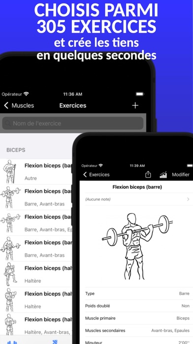 Screenshot #3 pour WOApp - Carnet de musculation