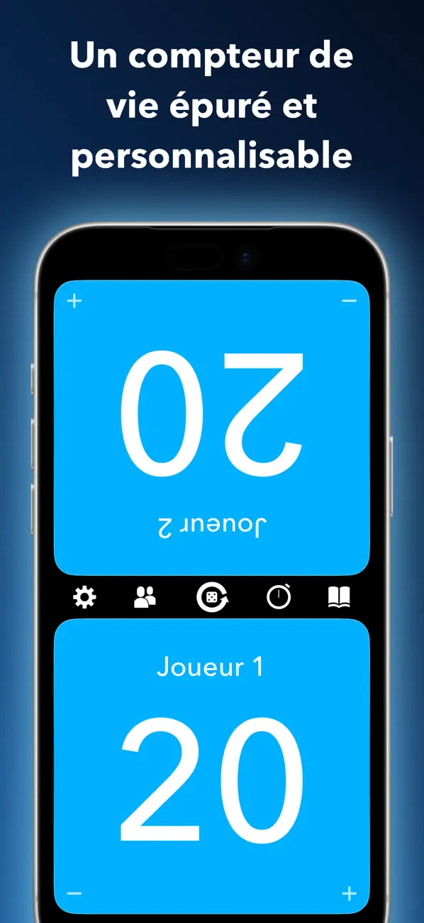 Screenshot #1 pour Mutility: Compteur de vie MTG