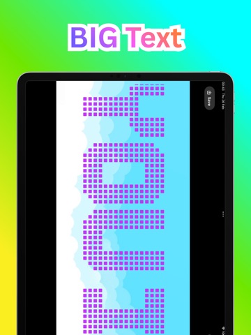 LED Banner App. iPad screenshot
