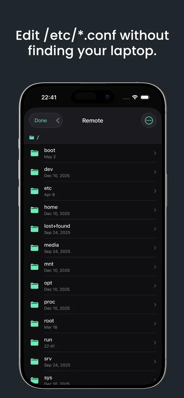 Screenshot #3 pour Ash — SSH Client