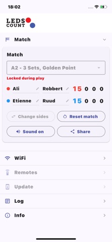 LedsCount Scoreboard screenshot