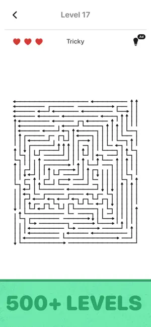 Arrow Maze: Line Escape screenshot 1