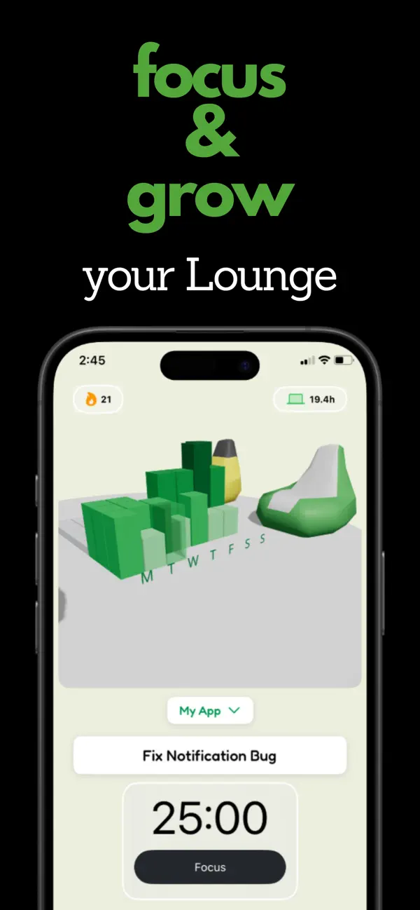 #1. GitHouse - Coding Focus Timer (iOS) By: Generation Aaya LLC