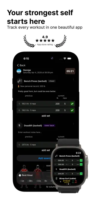 Titan - Workout Tracker & Log screenshot 1