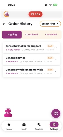 Anvayaa Elder Care iPhone screenshot