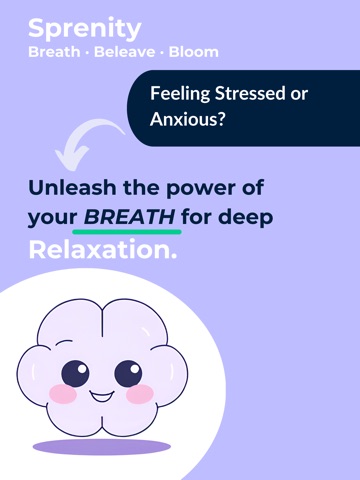 Sprenity: 4-7-8 Breathing iPad screenshot