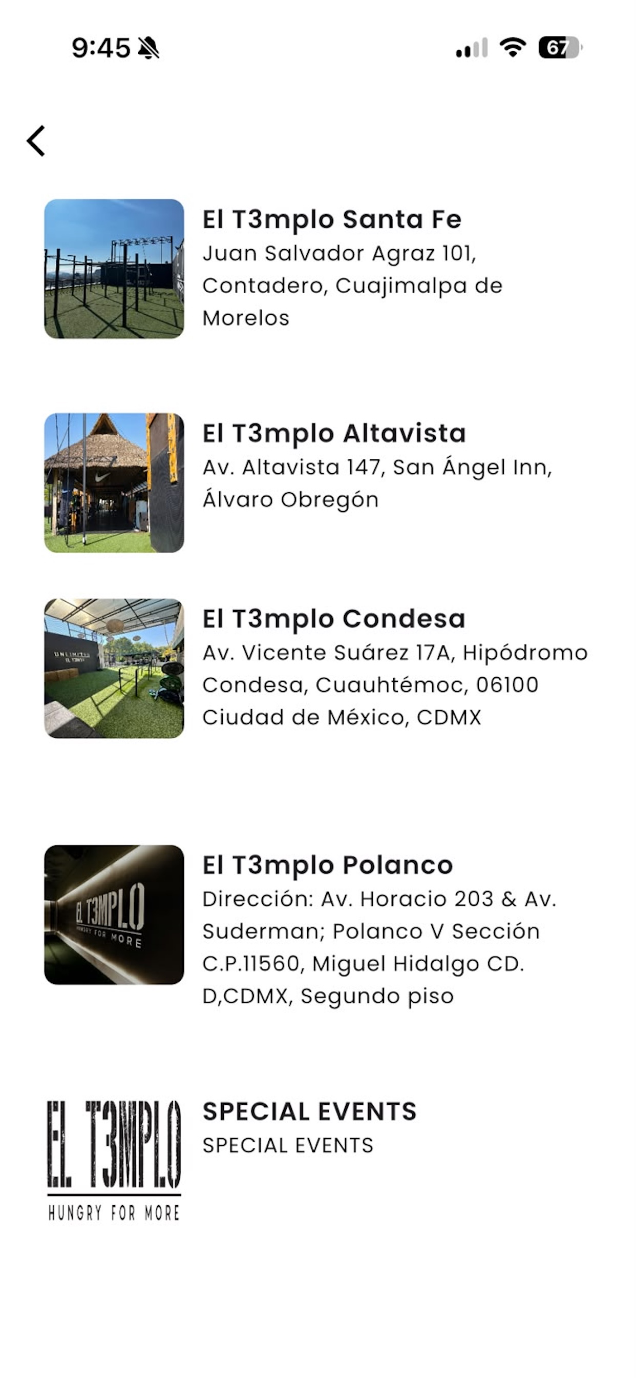 EL T3MPLO APP screenshot 3