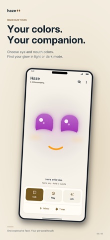 Haze Bot - Cute Robot Face Pet Screenshot 5 of 5