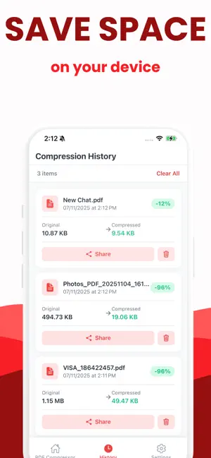 PDF Compressor • Compress PDF screenshot 3