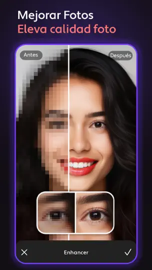 Captura de pantalla de Cosmo: Pelo IA, Editor Cabello en iPhone 6