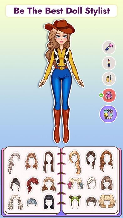 DIY Paper Doll: Dress Up Dolls Screenshot