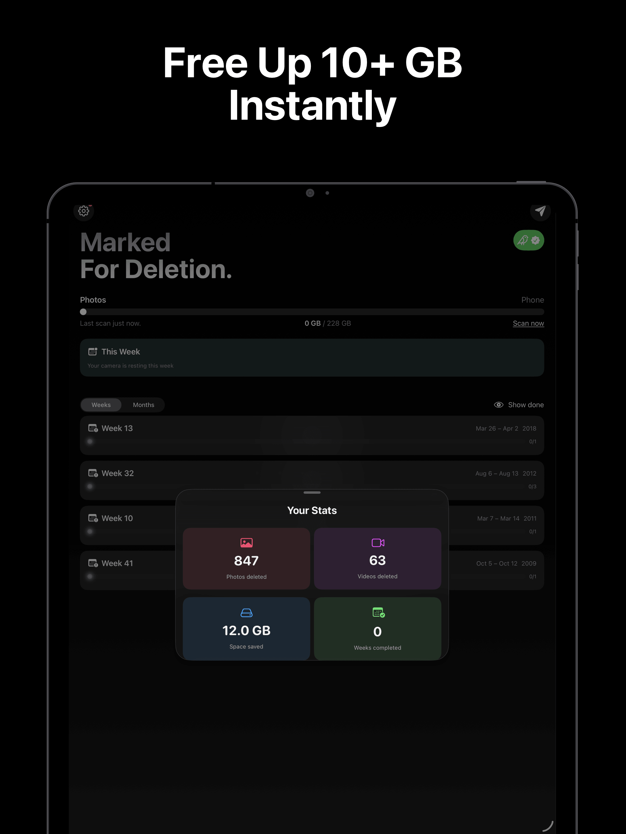 Marked. Swipe Photo Deleter