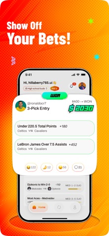 Real Ballers - Social Betting iPhone screenshot