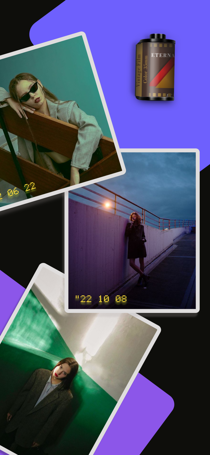 Roll Cam - 拍立得氛围感CCD富士相机时间水印