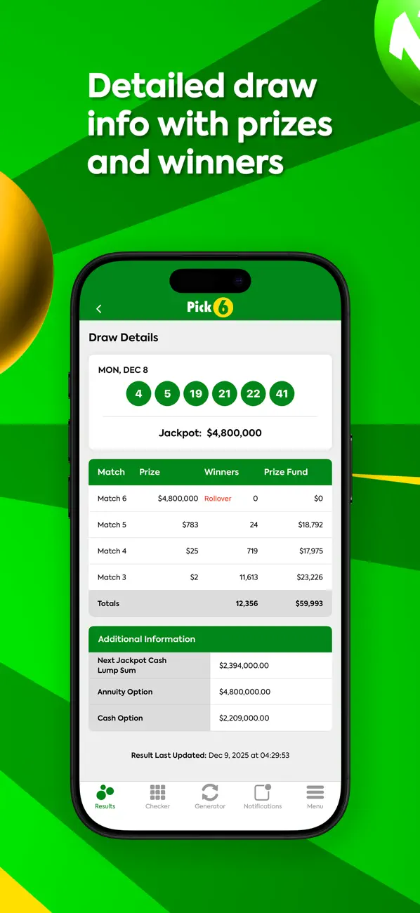 Screenshot #3 pour NJ Lottery