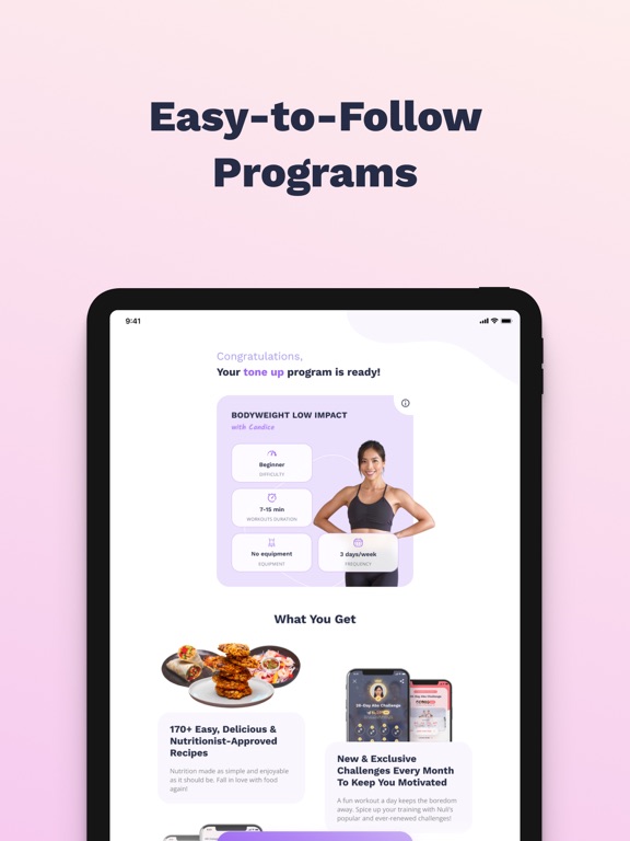 Nüli - Home & Gym Workouts iPad screenshot 4 - Health & Fitness app