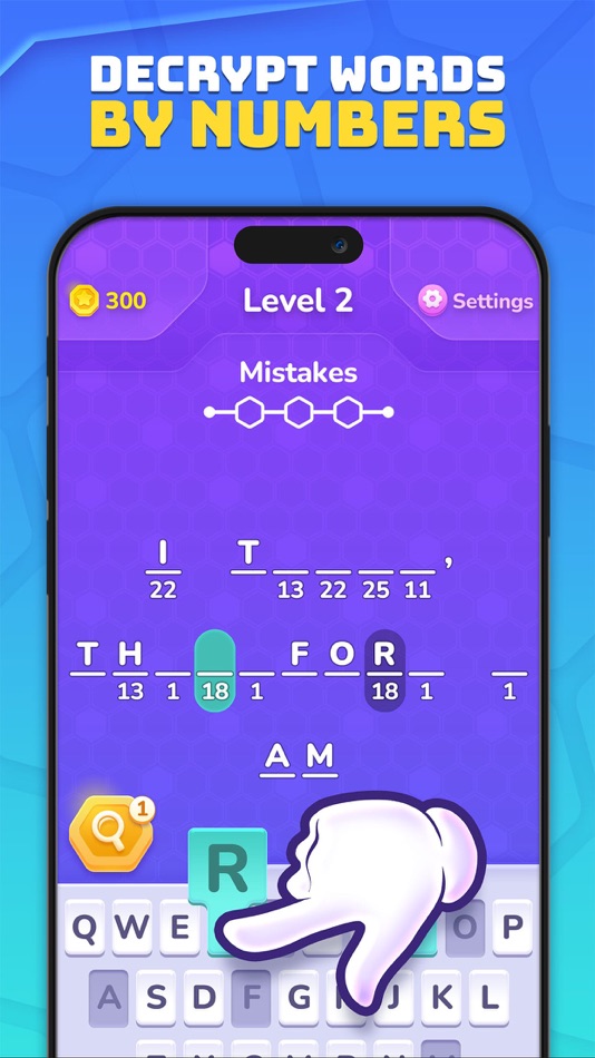 #3. Cryptogram +: CryptoQuote Game (iOS) 由: Megarama Games Ltd