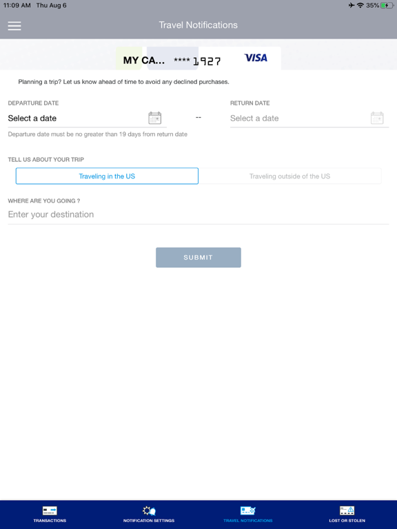 MyLancoCards iPad screenshot 4 - Finance app