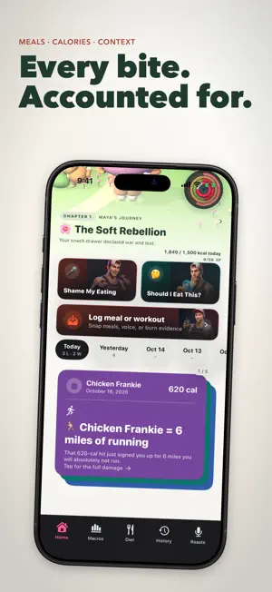 SnackShame: Stop Overeating screenshot 2