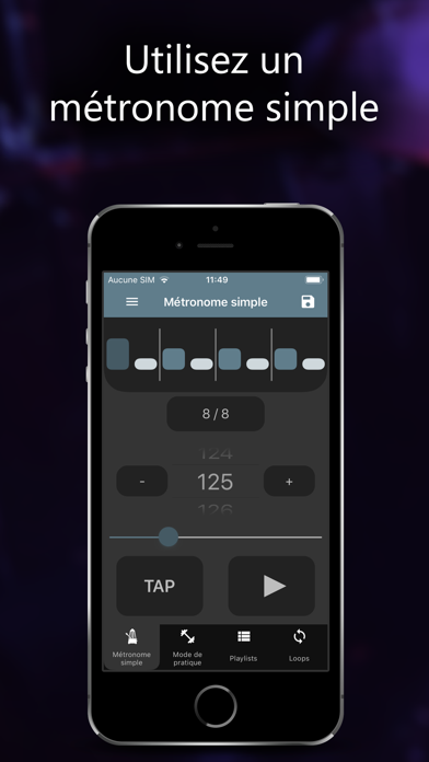 Screenshot #1 pour Camtronome - Pro Metronome