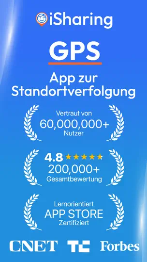 Screenshot von ISharing: Live Standort Teilen auf dem iPhone 1