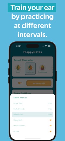 FlappyNotes: Ear Training Game Screenshot 2 of 4