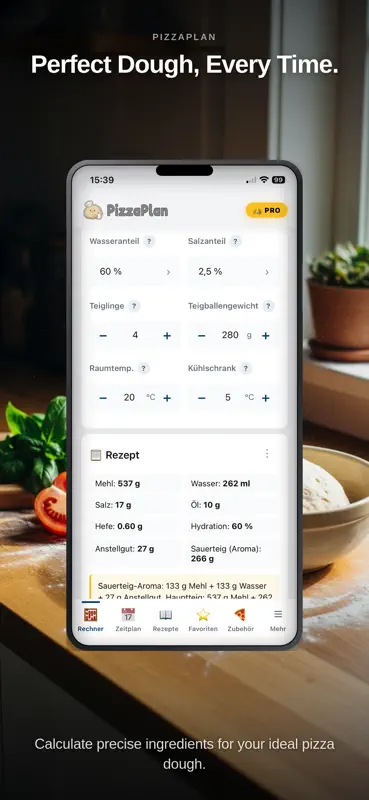 PizzaPlan - Dough Calculator screenshot 2 of 8