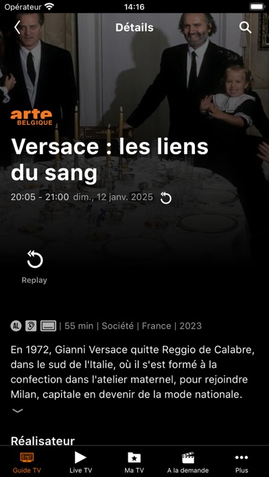 Screenshot #1 pour Orange TV Go Belgium
