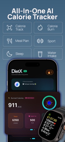 Calorie Tracker Counter: DietX Screenshot 1 of 10