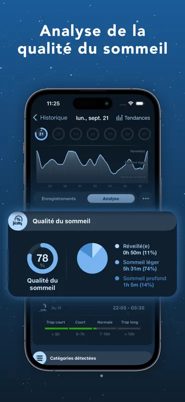Noxogy Enregistreur de sommeil screenshot 4 of 9