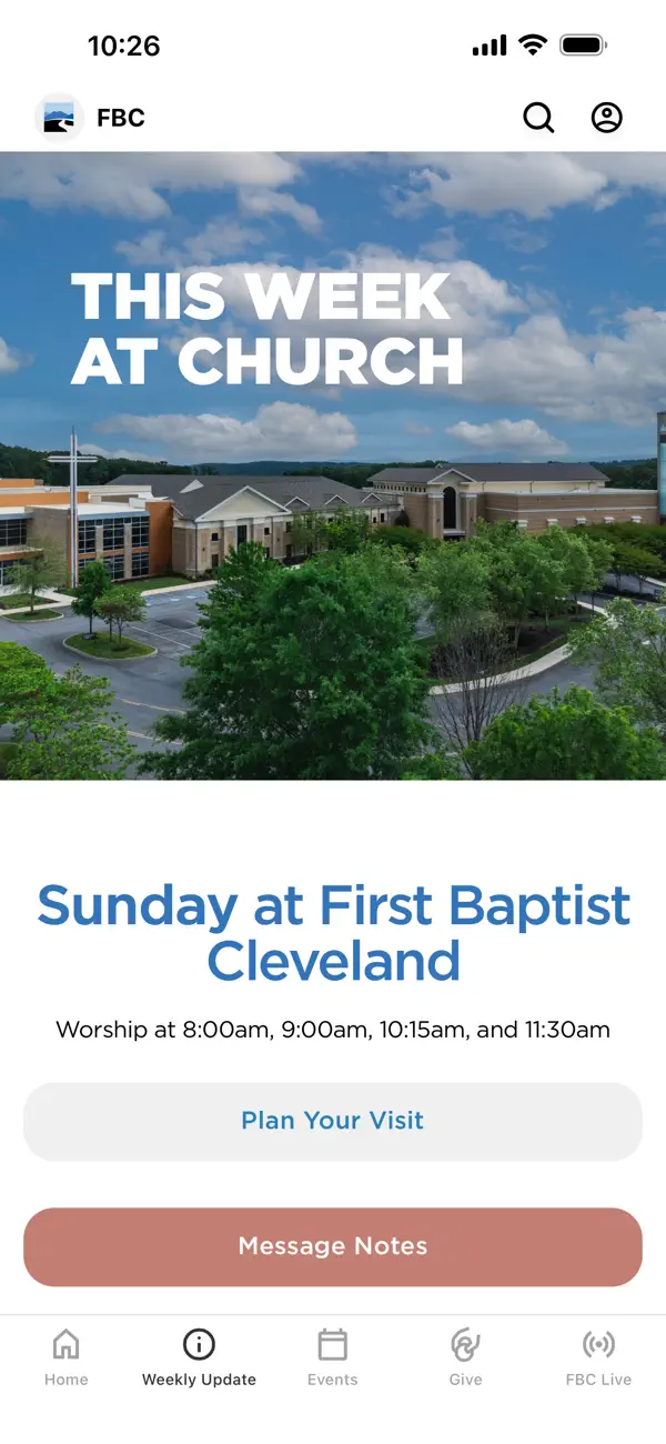 Screenshot #2 pour First Baptist Cleveland