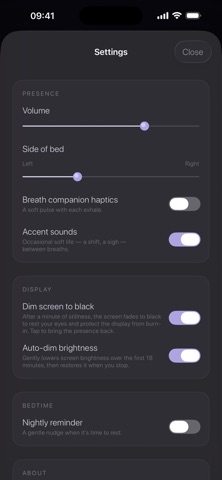Aside: Sleep Breathing Sound Screenshot 5 of 6