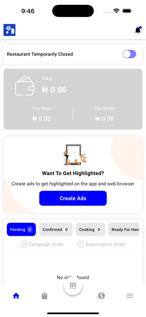 FoodLab Vendor screenshot 1