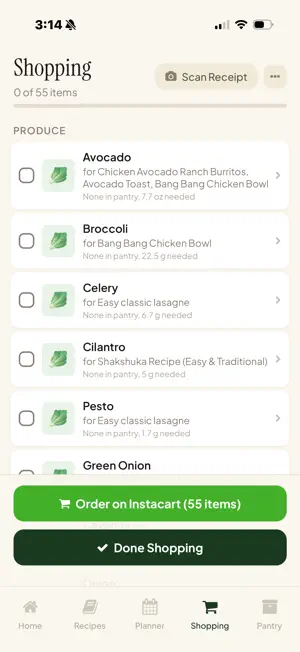 Kit: Meal Planner & Groceries screenshot 3