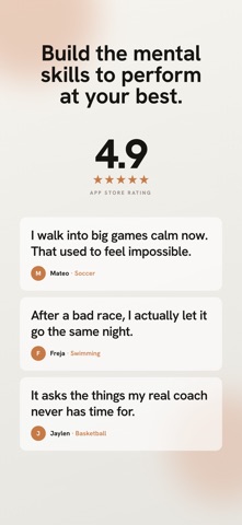 OneAthlete - Play without fear iPhone screenshot