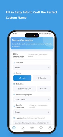 BabyNames-Baby Name Generator iPhone screenshot
